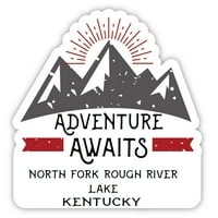 North Fork Rough River Lake Kentucky Souvenir Vinyl Decal Sticker Adventure очаква дизайн
