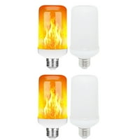 ViveComb LED пламък ефект на крушката, режими с ефект на главата надолу, E Standard Base Flame Bulb