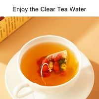 Chrysanthemum Wolfberry Tea, чаено торбичка хризантема вълк цвете листа листа рок захар комбинация билков чай ​​здравей чай за намаляване на огъня и ясна топлина