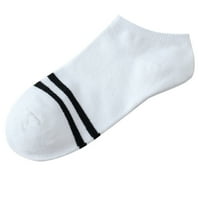 Чорапи за мъже компресионни чорапи 1 -pairs Unise Stripe удобни памучни чехли къси чорапи