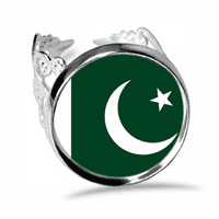 Пакистански национален флаг Азия кънтри пръстен регулируем любов сватбена годеж
