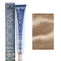 10- Ultra Blonde Natural Schwarzkopf Professional Igora Royal Highlifts Коса на W Елеен дразнещ гребен