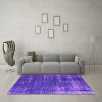 Ahgly Company Indoor Square Oriental Purple Industrial Area Cugs, 4 'квадрат