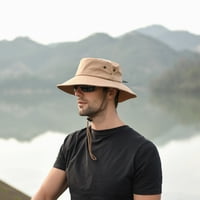 Лятна външна слънчева шапка защита кофа Boonie Cap Solid регулируема риболовна шапка кофа шапка найлонова шапка рисуване
