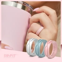 Сватбени пръстени за силиконови сватбени пръстени на Rinfit - 4Love Collection - Rubber Bands Backcements