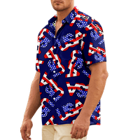 Мъжки късо ръкав Хавайски стил Популярна мека алоха риза за приятели за подарък на Friens
