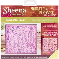 Sheena douglass Създайте шаблон за цветя 8 x8 -лаене луд
