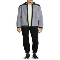 Ръсел Мъжки & големи мъжки Микрофлийс Пълен цип яке, размери до 3ХЛ