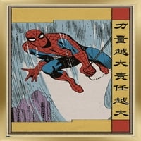 Marvel Modern Heritage - Spider -Man Wall Poster, 14.725 22.375 рамка