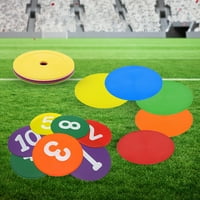 Футболните тренировъчни подпомагани дискове кръгла плоска забележителна подложка за открито