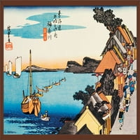 Плакат за стена на Kanagawa, 22.375 34