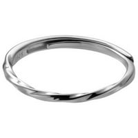 Пръстен Спиралната линия на личността пръстен Темперамент Twist Ring Girl Различни бижута пръстен за мъже пръстен пакет