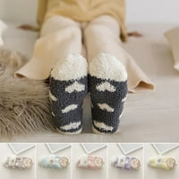 Дамски Чорапи За Легло Обичат Сърцето Пухкави Топли Зимни Подаръци Меки Подови Чорапи