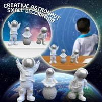 Beppter Home Decor Creative Astronaut Small Decoration Desktop Astronaut Figurine Astronaut Figu