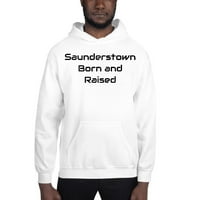 2xl Saunderstown Роден и отгледан суичър с пуловер от качулка от неопределени подаръци