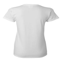 MMF - Кратка ръкав с тениска за жени - качулката на моето студено време Xmas