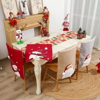 Biplut Коледа коледни нетъкани стола на стол Cover Family Dinner Hotel Restaurant Decoration