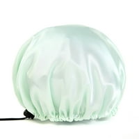 Paille Unise Hair Cap Beauty Bonnet душ капачки w еластична лента за многократна употреба на главата капак за корица жени нощна карта еластична зелена няма