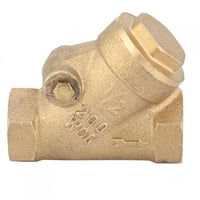 Възвратен клапан, тръби еднопосочен корозионен клапан тип у, потоци с високо налягане 1 2 инча резба - °в по-малко или равно на Т по-малко или равно на градуси по Целзий за вода