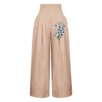Джардар панталони мода Дамски удобни отпечатани Висока талия отдих панталони анцуг йога панталони семейство подарък на клирънс
