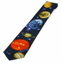 Мъжки планетарна редовна дължина Новост вратовръзка на шията