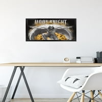Marvel Moon Knight - Плакат за стенна на експлозия, 14.725 22.375 FRAMED