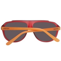 - Поляризирани модни слънчеви очила benetton червени мъже be921s04