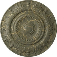 Екена Милуърк 7 8 од 1 4 П Биди таван медальон, ръчно изрисуван Хамамелис пращене