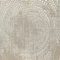 Meadow Lactrice Polka Dots Area Rug, Ivory Grey, 6'7 9 '