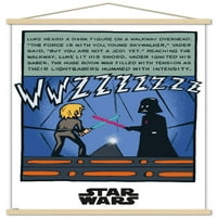 Междузвездни войни: Връщане на джедай - Двоен панел Стенски плакат с дървена магнитна рамка, 22.375 34