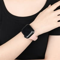 Sport Slim Silicone Bands for Apple Watch Band за жени мъже, меки силиконови спортни ленти Замяна на китки за Iwatch SE Series 1, Pack