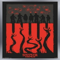 Netfli Stranger Things: Сезон - 4 -ти илюстрационен плакат за стена, 14.725 22.375