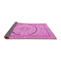 Ahgly Company вътрешен правоъгълник медальон розови традиционни килими, 4 '6'