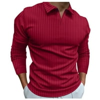 Мъжки поло ризи небрежни леки пуловер тънки голф ризи