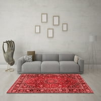Ahgly Company Indoor Rectangle Персийски червени традиционни килими, 4 '6'