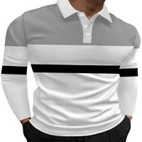 Wrcnote Men Tops Button Down Polo Rish Lapel Neck Blouse Sports Athletic Thiss