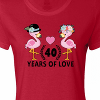 Мастически Свети Валентин Ден на годината на женската тениска на Flamingos