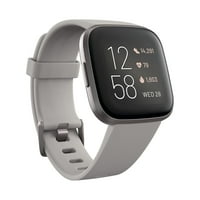 Fitbit Versa Health & Fitness Smartwatch - Stone Mist Grey Aluminium