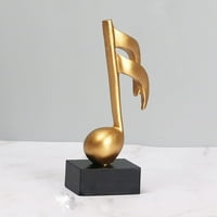 Dosili Music Note Statue Desktop Ornaments Fashion Modern Home Decor Creative Gift Music Note Sculpture