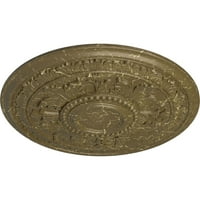 5 8 од 1 2П Телсън таван медальон, ръчно рисуван Мисисипи кален пращене