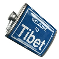 Колба Знак Добре Дошли В Тибет