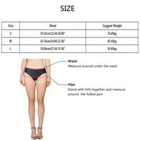 Женските основни неща Stretch Bikini Panty Lace Trim Цветове удобно бельо